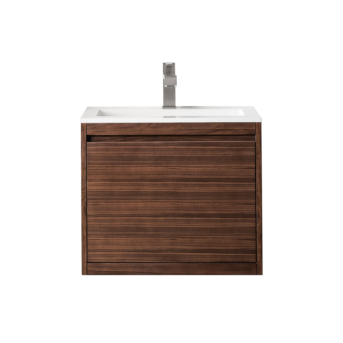 23.6" Mantova Single Bathroom Vanity, Mid-Century Walnut