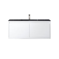 47.3" Mantova Single Bathroom Vanity, Glossy White