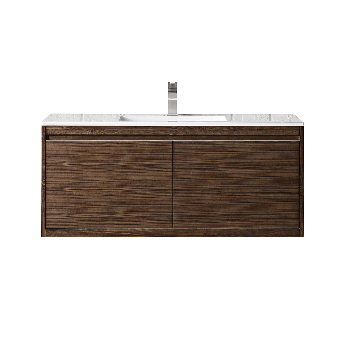 47.3" Mantova Single Bathroom Vanity, Mid-Century Walnut