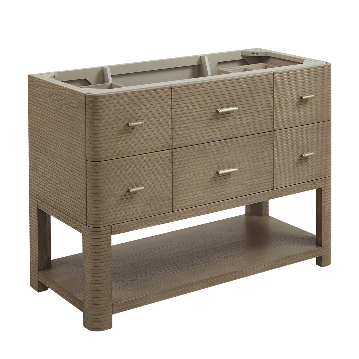 48" Lucian Single Vanity, Pebble Oak