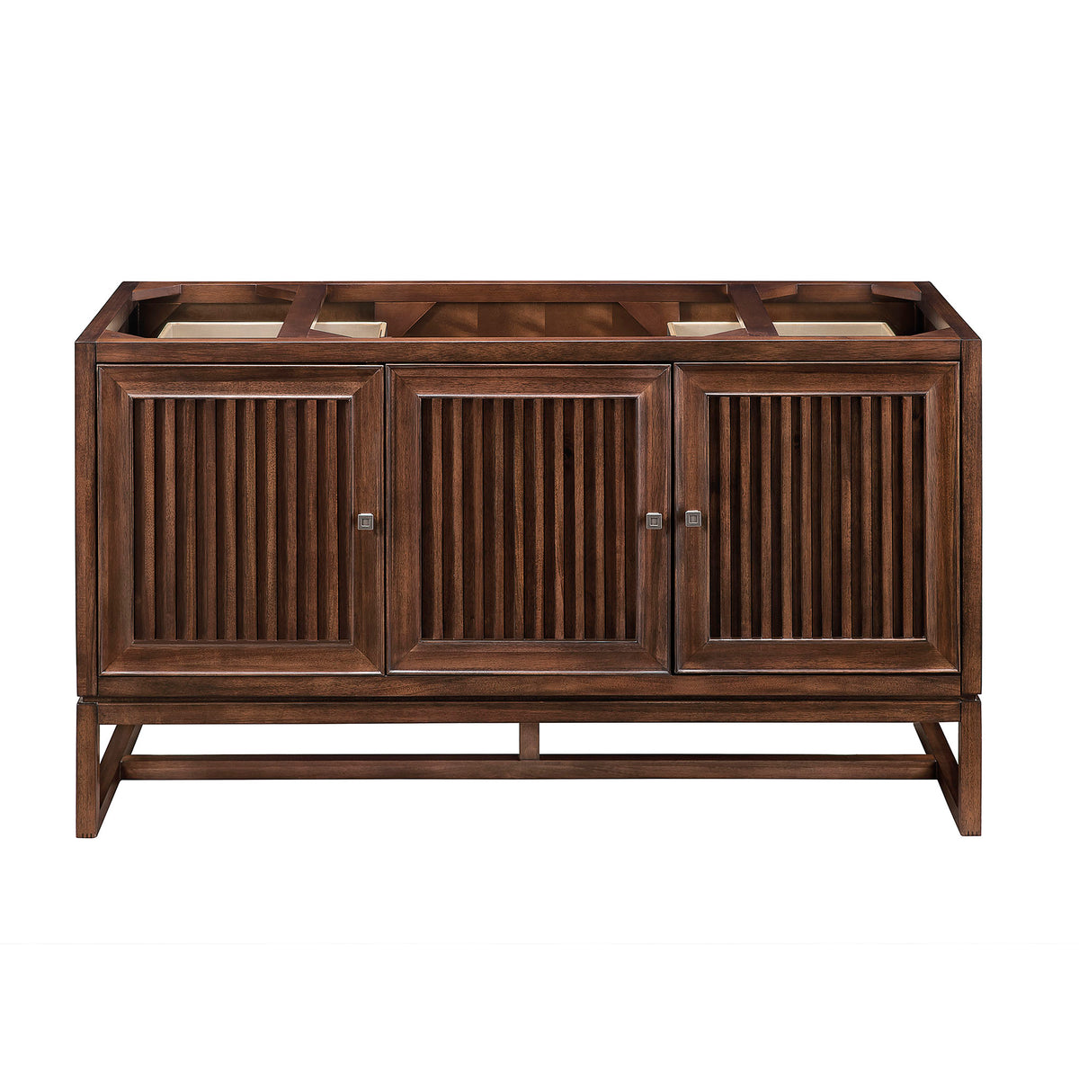 60" Athens Single Bathroom Vanity, Mid-Century Acacia