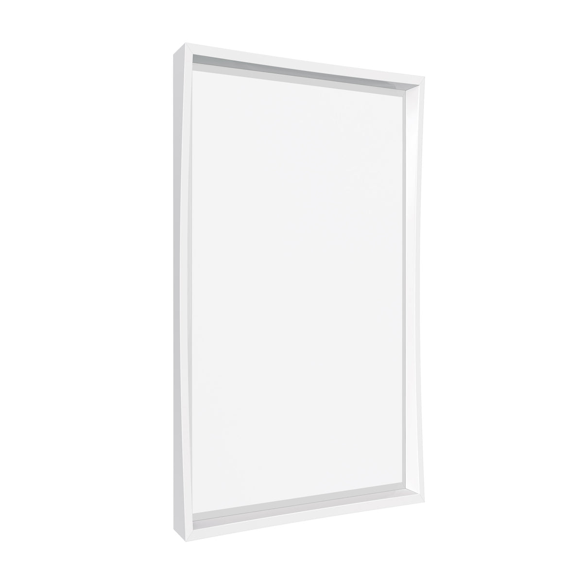 48" Brenlyn Rectangular Mirror in Glossy White