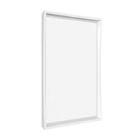 48" Brenlyn Rectangular Mirror in Glossy White