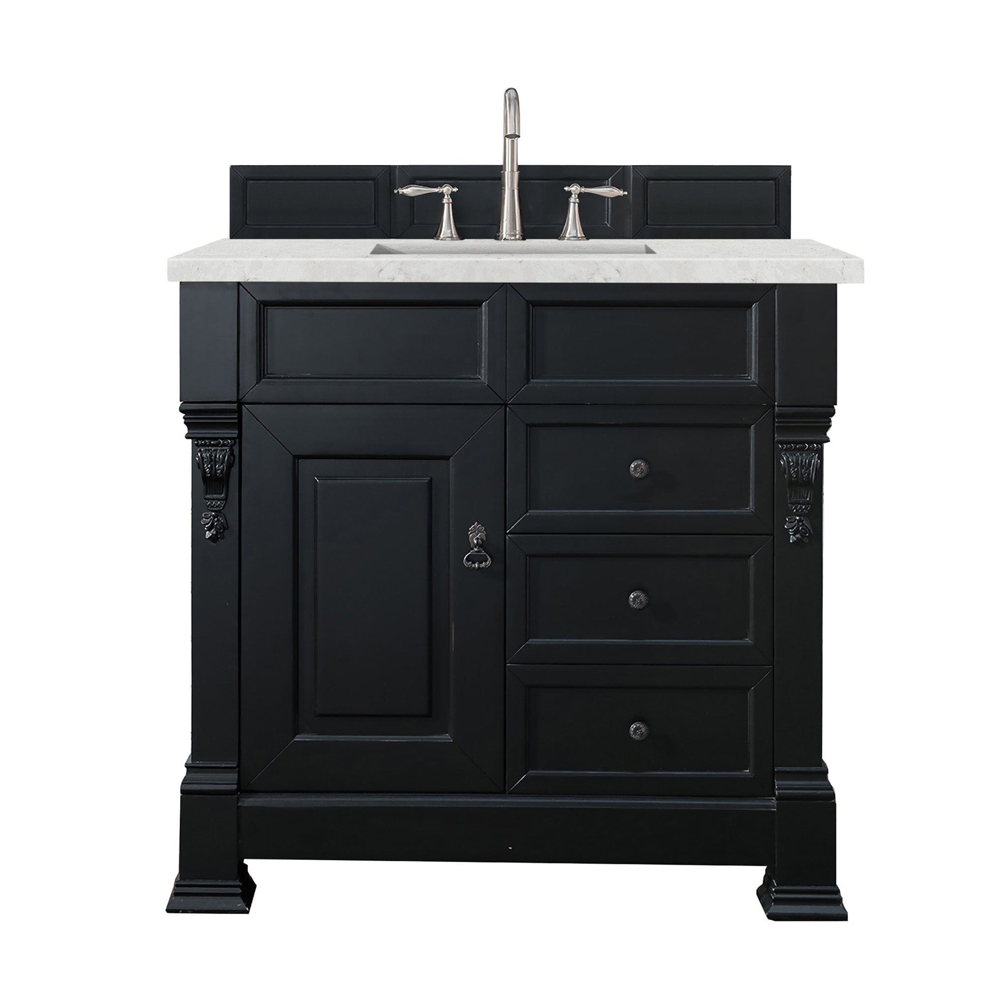 36 black shop bathroom vanity