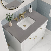 36" Chicago Single Vanity, Glossy White