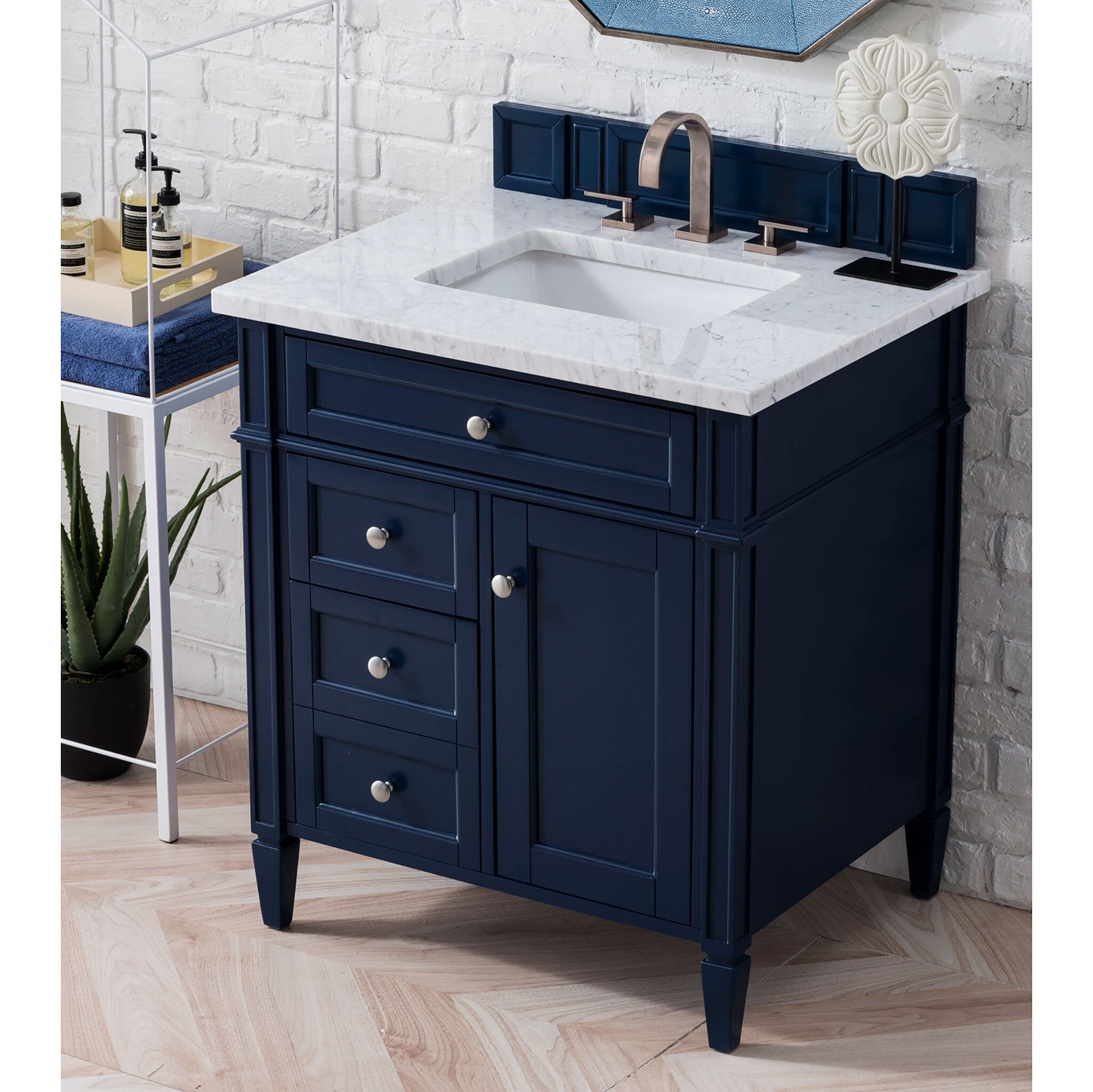 30 inch blue bathroom shop vanity